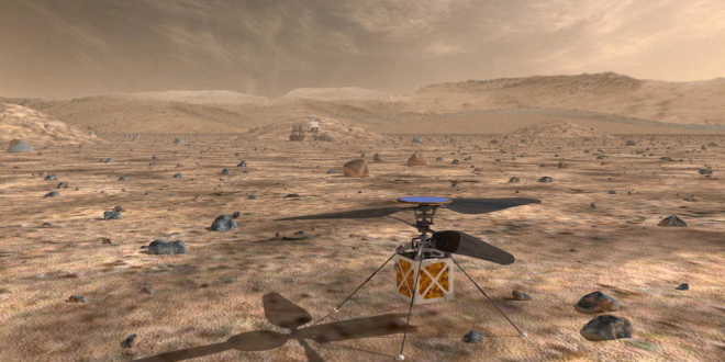 Nasa vai enviar mini-helicóptero para explorar Marte em 2020