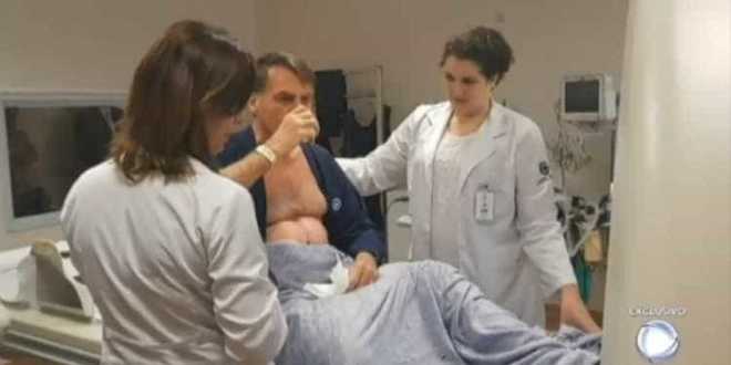 Record exibe imagens exclusivas de Bolsonaro fazendo exames em hospital